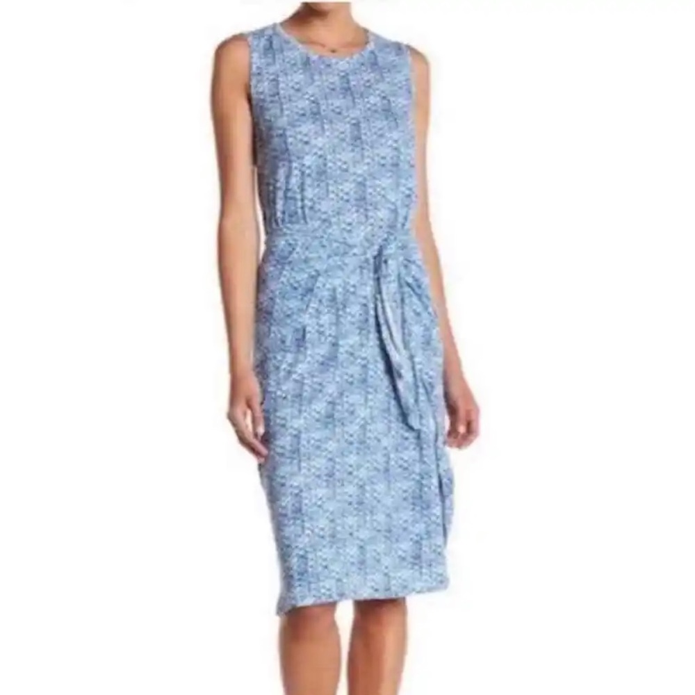 Rebecca Taylor - printed linen dress - size S